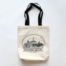 画像1: COTTON PRINT TOTE BAG "HISTORIC RUGBY" (1)