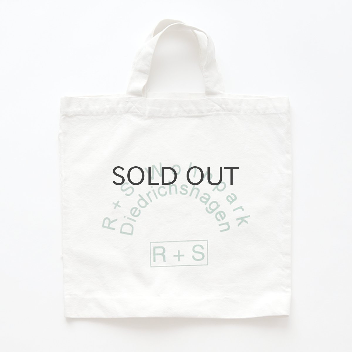 画像1: COTTON PRINT TOTE BAG "R + S Wohnpark" (1)