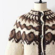 画像8: OLD ICEWOOL WOOL HAND KNIT ICELANDIC CARDIGAN (8)