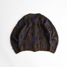 画像2: 80's EXPRESS TRICOT MOHAIR ACRYLIC KNIT CARDIGAN (2)