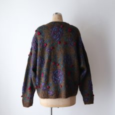 画像11: 80's EXPRESS TRICOT MOHAIR ACRYLIC KNIT CARDIGAN (11)