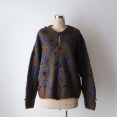 画像9: 80's EXPRESS TRICOT MOHAIR ACRYLIC KNIT CARDIGAN (9)