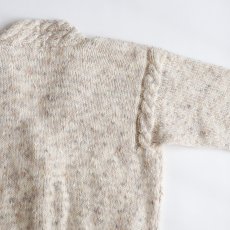 画像5: UNKNOWN BRAND WOOL MOHAIR HAND KNIT V NECK CARDIGAN (5)