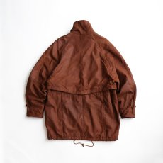 画像4: 80's UNKNOWN BRAND LEATHER WOMEN'S DESIGN HALF COAT (4)