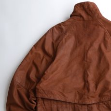 画像7: 80's UNKNOWN BRAND LEATHER WOMEN'S DESIGN HALF COAT (7)