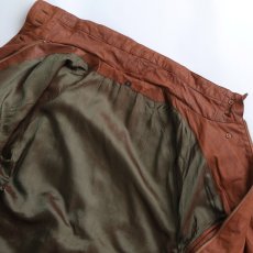 画像12: 80's UNKNOWN BRAND LEATHER WOMEN'S DESIGN HALF COAT (12)