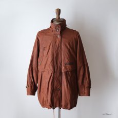 画像22: 80's UNKNOWN BRAND LEATHER WOMEN'S DESIGN HALF COAT (22)