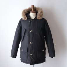 画像12: WILKER BLACK COTTON NYLON FUR HOODED ARCTIC PARKA style DOWN JACKET (12)