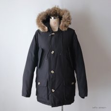 画像15: WILKER BLACK COTTON NYLON FUR HOODED ARCTIC PARKA style DOWN JACKET (15)