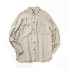 画像2: No1 COLLECTION LINEN OVER SIZE SHIRT (2)