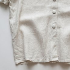 画像5: HESS FRACKMANN LINEN CROCHET LACE COLLAR S/S BLOUSE (5)