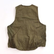 画像2: 〜60's Bullseye Bill COTTON TWILL ZIP HUNTING VEST (2)