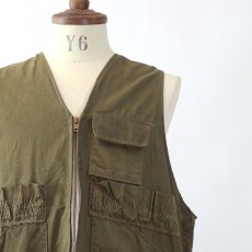 画像10: 〜60's Bullseye Bill COTTON TWILL ZIP HUNTING VEST (10)