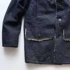 画像5: 70's ROEBUCKS DENIM BOA LINING RANCH COAT (5)