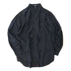 画像1: 〜90's STEFANO BLACK SILK SHIRT (1)