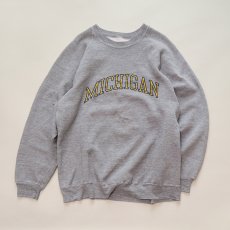 画像5: 70's UNKNOWN BRAND PRINT CREW NECK SWEAT "MICHIGAN" (5)