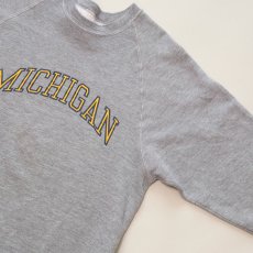 画像8: 70's UNKNOWN BRAND PRINT CREW NECK SWEAT "MICHIGAN" (8)