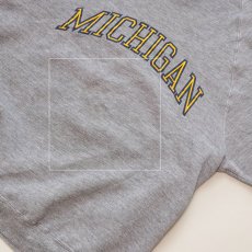 画像10: 70's UNKNOWN BRAND PRINT CREW NECK SWEAT "MICHIGAN" (10)