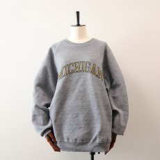 画像4: 70's UNKNOWN BRAND PRINT CREW NECK SWEAT "MICHIGAN" (4)