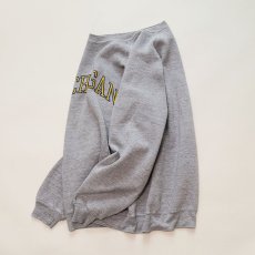 画像6: 70's UNKNOWN BRAND PRINT CREW NECK SWEAT "MICHIGAN" (6)