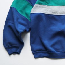 画像4: 〜90's Ｈanes PANEL PATTERN CREW NECK SWEAT "MADE IN USA" (4)