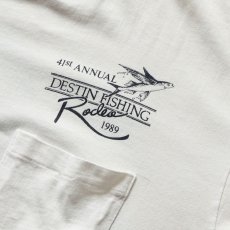 画像7: 80's Stedman COTTON W-PRINT S/S POCKET TEE "DESTIN FISHING Rodeo" "MADE IN USA" (7)