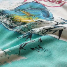 画像8: 80's Stedman COTTON W-PRINT S/S POCKET TEE "DESTIN FISHING Rodeo" "MADE IN USA" (8)