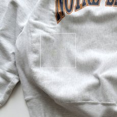 画像12: 90's Midwest Embroidery REVERSE WEAVE style PRINT CREW NECK SWEAT  "NOTRE DAME" "MADE IN USA" (12)