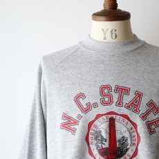 画像9: 〜90's SOFFE SWEATS PRINT CREW NECK SWEAT "N.C. STATE UNIVERSITY" "MADE IN USA" (9)