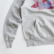 画像4: 80's UNKNOWN BRAND PRINT SWEAT PULLOVER PARKA "TEC What the Heck is" "MADE IN USA" (4)