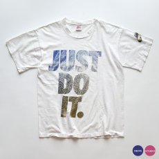 画像1: 90's NIKE COTTON PRINT S/S TEE "JUST DO IT" "MADE IN USA" (1)