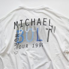 画像5: 90's UNKNOWN BRAND COTTON W-PRINT S/S ARTIST TEE "MICHAEL BOLTON WORLD TOUR 1996" (5)