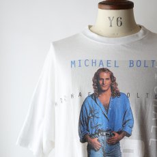 画像9: 90's UNKNOWN BRAND COTTON W-PRINT S/S ARTIST TEE "MICHAEL BOLTON WORLD TOUR 1996" (9)