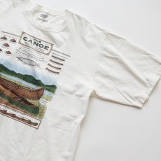 画像3: 90's HARBORSIDE GRAPHICS COTTON PRINT S/S TEE "THE CANOE" "MADE IN USA" (3)