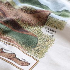 画像6: 90's HARBORSIDE GRAPHICS COTTON PRINT S/S TEE "THE CANOE" "MADE IN USA" (6)