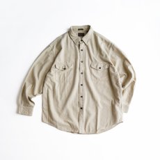 画像1: 90's ST. JOHN'S BAY COTTON CHAMOIS SHIRT (1)