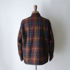 画像12: 〜80's OAKTON ACRYLIC CHECK QUILTED LINING BOX SHIRT (12)