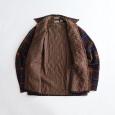 画像2: 〜80's OAKTON ACRYLIC CHECK QUILTED LINING BOX SHIRT (2)