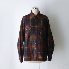 画像13: 〜80's OAKTON ACRYLIC CHECK QUILTED LINING BOX SHIRT (13)