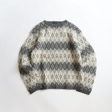 画像1: 〜90's J. CREW WOOL JACQUARD KNIT SWEATER (1)