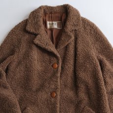 画像4: 60's RODEX LLAMA CURL SINGLE BREASTED COAT "MADE IN ENGLAND" (4)