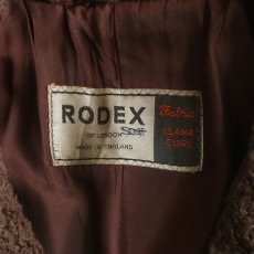 画像7: 60's RODEX LLAMA CURL SINGLE BREASTED COAT "MADE IN ENGLAND" (7)