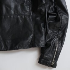 画像9: 80's BROOKS LEATHER W-RIDERES JACKET "MADE IN USA" (9)