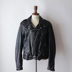 画像18: 80's BROOKS LEATHER W-RIDERES JACKET "MADE IN USA" (18)