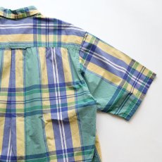 画像5: 90's nautica COTTON POPLIN CHECK S/S B/D SHIRT (5)