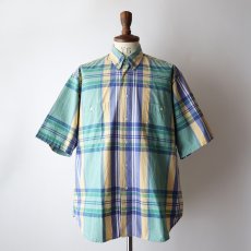 画像9: 90's nautica COTTON POPLIN CHECK S/S B/D SHIRT (9)