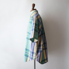 画像10: 90's nautica COTTON POPLIN CHECK S/S B/D SHIRT (10)