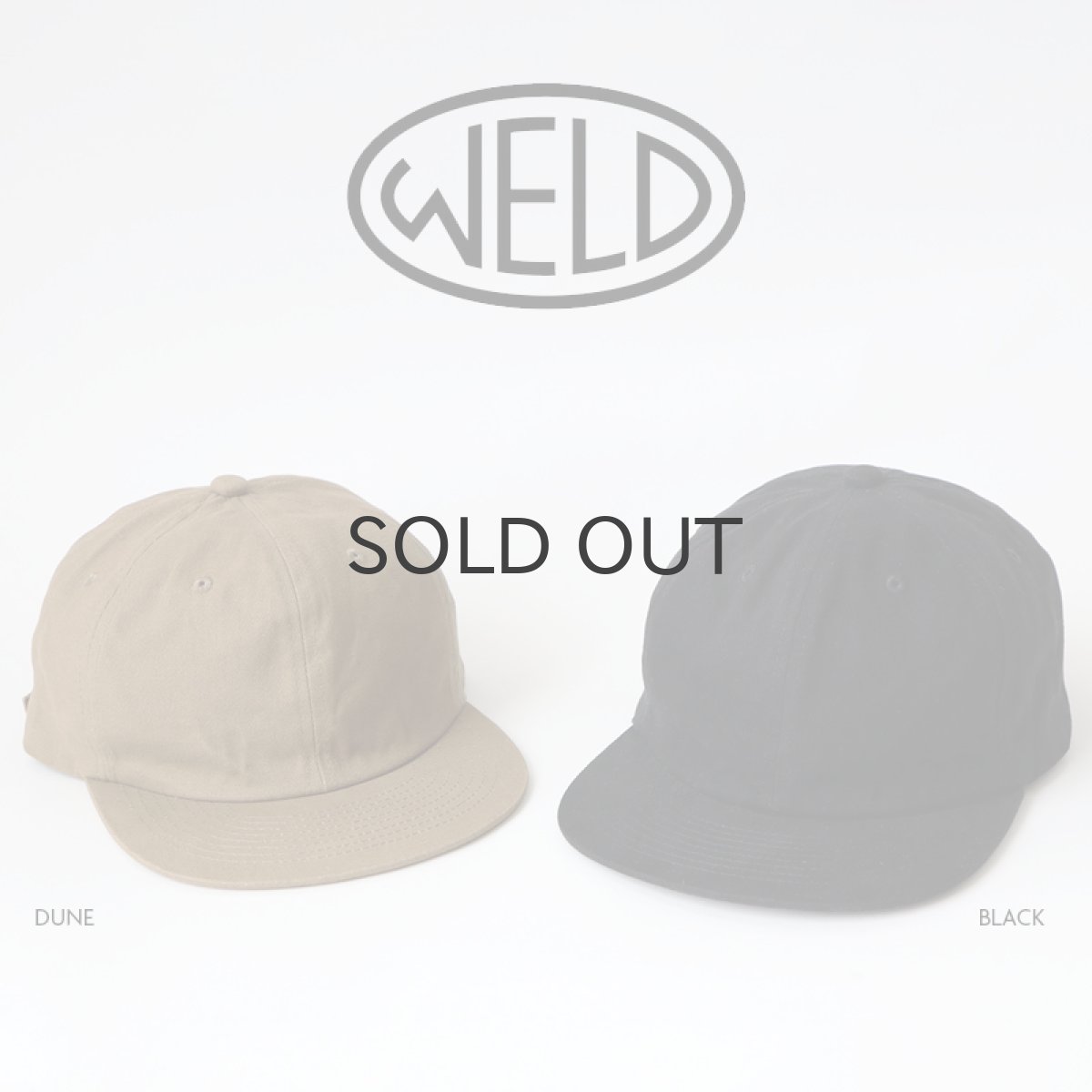 画像1: 【NEW】 WELD BRUSHED COTTON TWILL FIELD TRIP CAP (1)