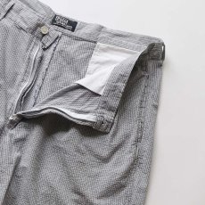 画像4: 〜90's Polo by Ralph Lauren COTTON SEERSUCKER STRIPE TUCK SHORTS "MADE IN USA" 【W37 程度】 (4)