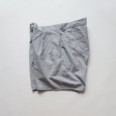 画像2: 〜90's Polo by Ralph Lauren COTTON SEERSUCKER STRIPE TUCK SHORTS "MADE IN USA" 【W37 程度】 (2)